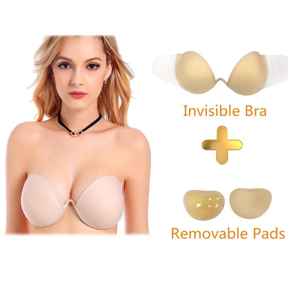 
Summer hot girl PUSH UP breast Breast Lift Up Sponge Pad Small Chest Thick Self adhesive bra Pad Magic Bra Insert Pads  (60768264401)