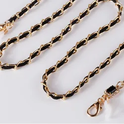 Hot Selling Fashion Anti Lost Black Leather Sunglasses And Necklace Chain