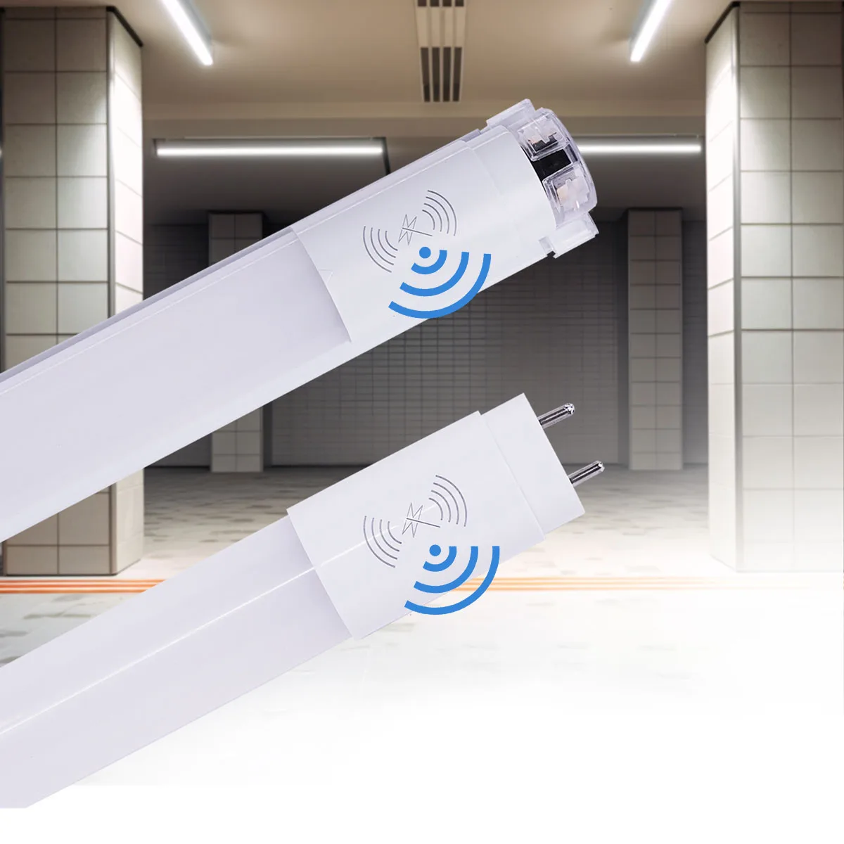 Led Integrated Tube Pir Motion Sensor T5 T8 Double Integrated Led Light 5 Years Warranty
