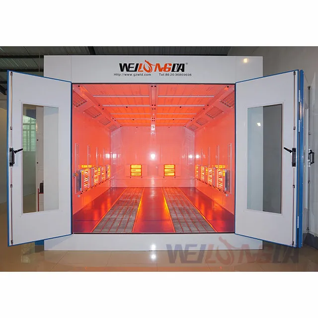 
 WLD6200 одобренная CE дизельная сгоревшая модель, экономия энергии, ремонт автомобиля, комната для покраски автомобиля, распылительная камера с воздуходувкой и f  
