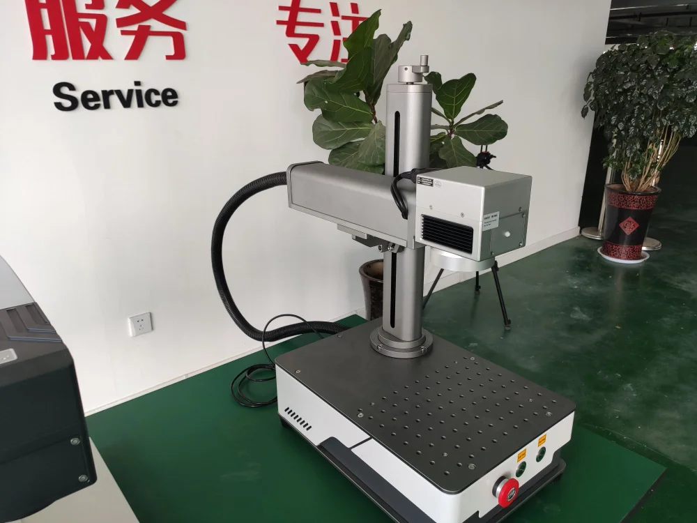 Business cards pens name plates dog tag jewelry fiber laser marking machine 20 watt