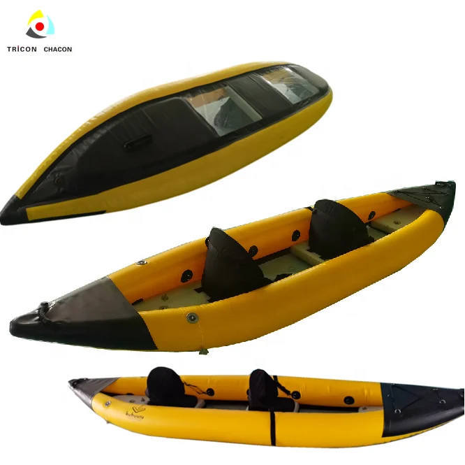 Factory new inflatable double kayak design for sale inflatable kayak 3 person 2 person kayak
