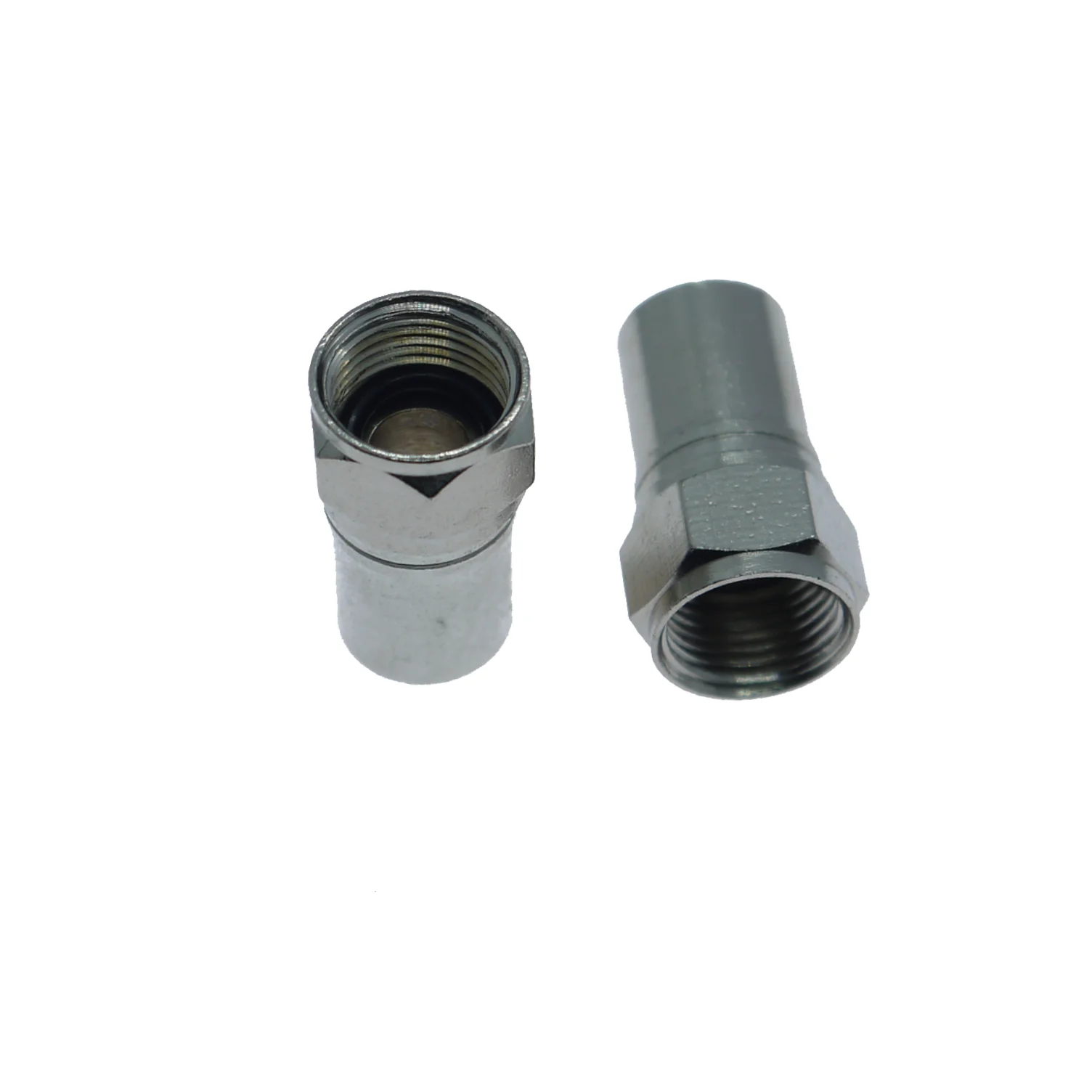 F Type Male Twist On Rg6 Cable Crimp Connector