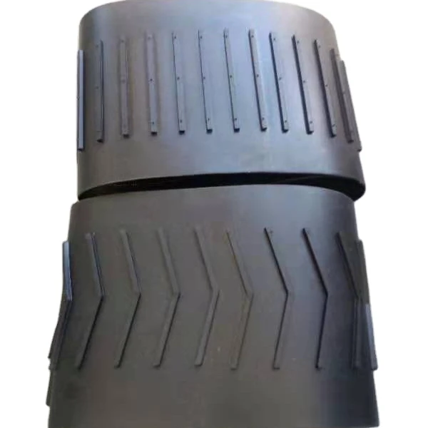 Endless chevron V pattern and ribs 400-4-2560 rubber conveyor belt