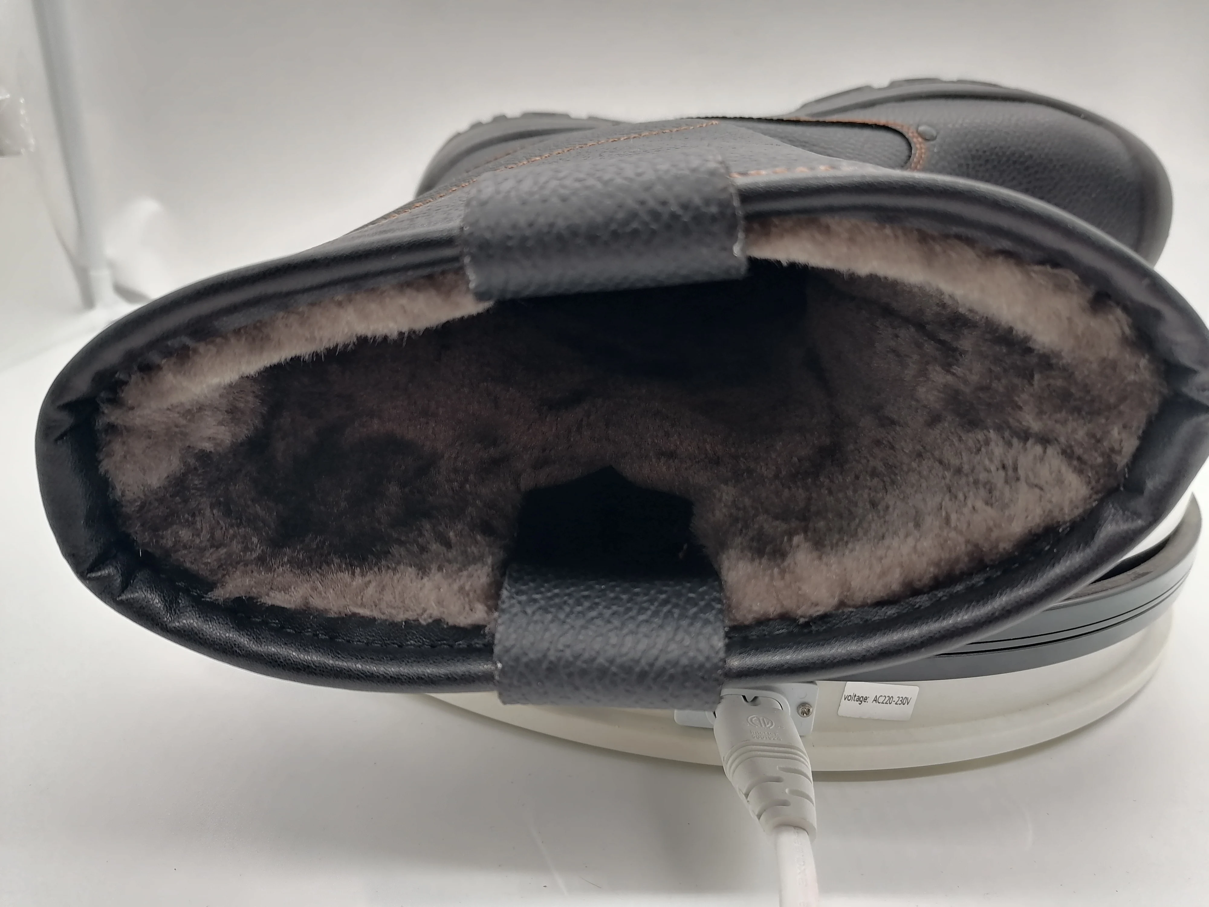 Winter nubuck leather snow boots working mens safety boots