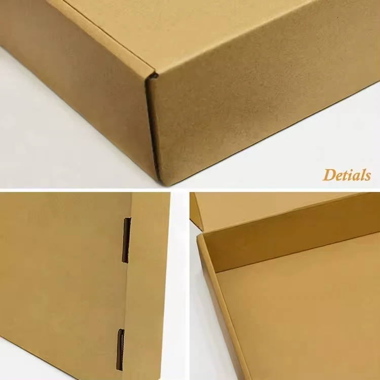 brown shipping box foldable corrugated packaging mailer boxes