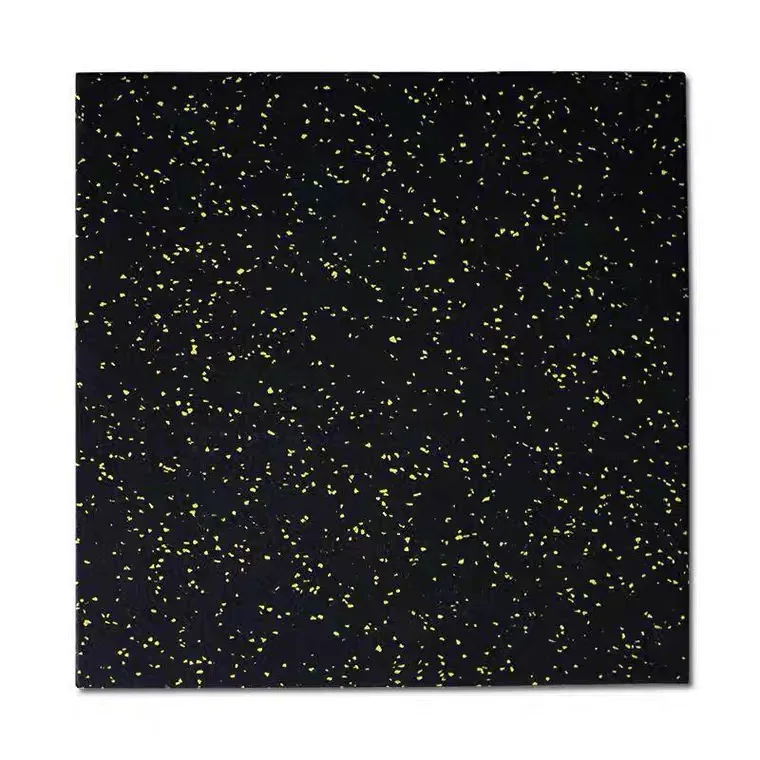 
20mm gym rubber tile shock reduction mat rubber flooring rubber tiles for gym studio 