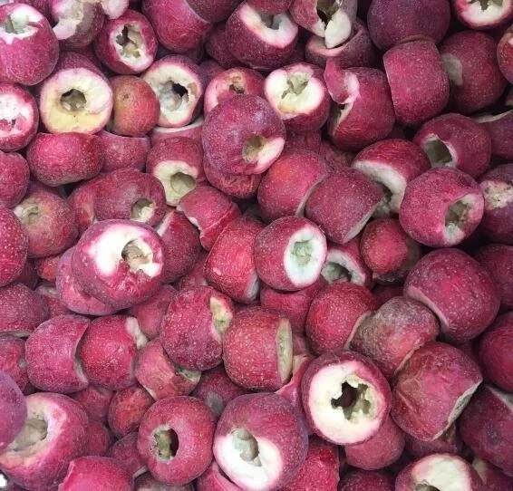 Red FD frozen dried hawthorn whole fruit Freeze dried hawthorn fruits without seeds