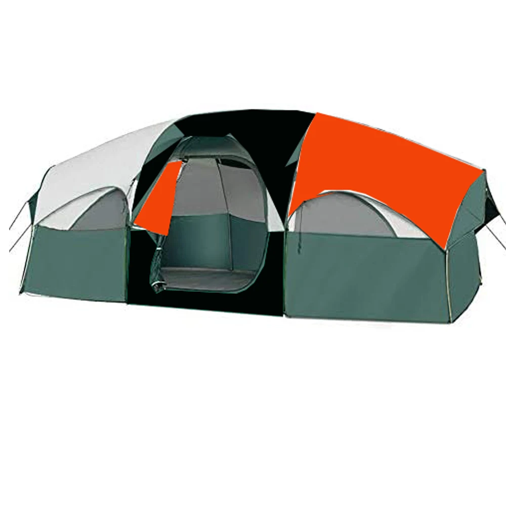2022 New Style 8-10 person Big Camping Tent Waterproof 2 Bedrooms big size travel tent Outdoor camping tent for family