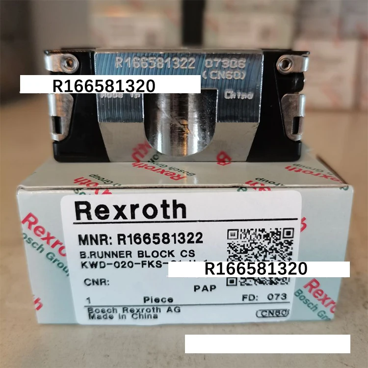 Original Germany Rexroth Runner Block Linear Bearing R166581320