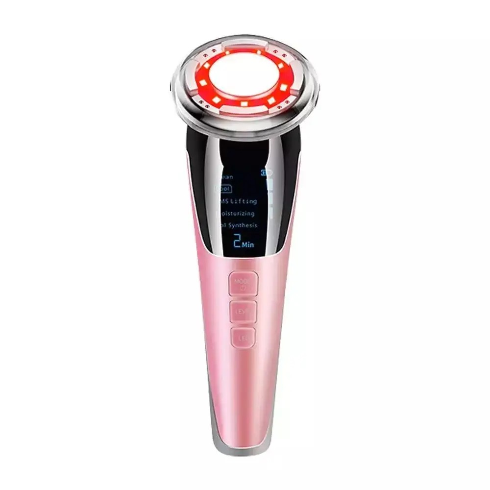 Home Use EMS Galvanic Beauty Machine LED Light Face Massager  Beauty Device Led Technology Skin