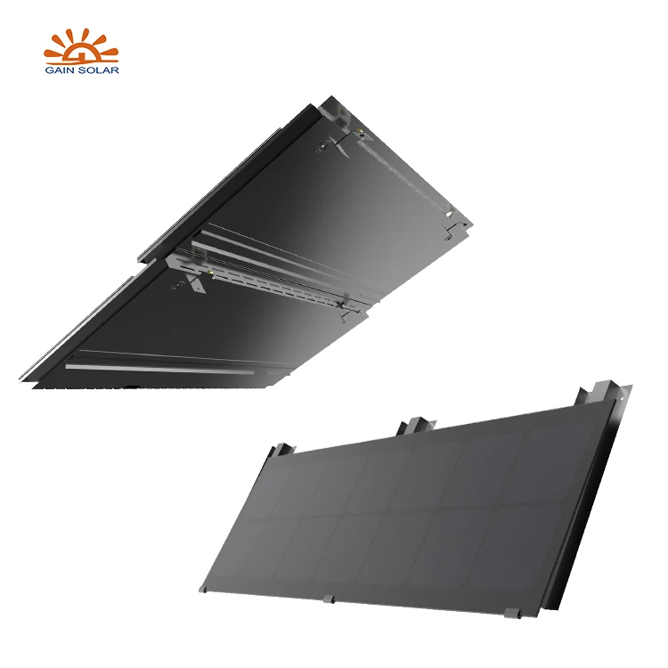 Black Solar Roof Tiles Slate 1260mm*480mm Solar Panel Roof Tiles 50 Years Warranty Monocrystalline Solar Roof Tiles Shingles