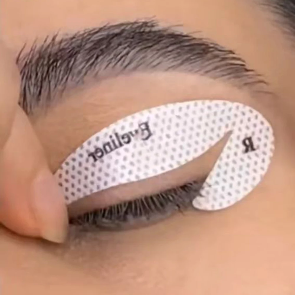 Eyeliner eye shadow sticker molds stencil kits Quick eye makeup stencils perfect  Cat eye shadow stencil stamp kit