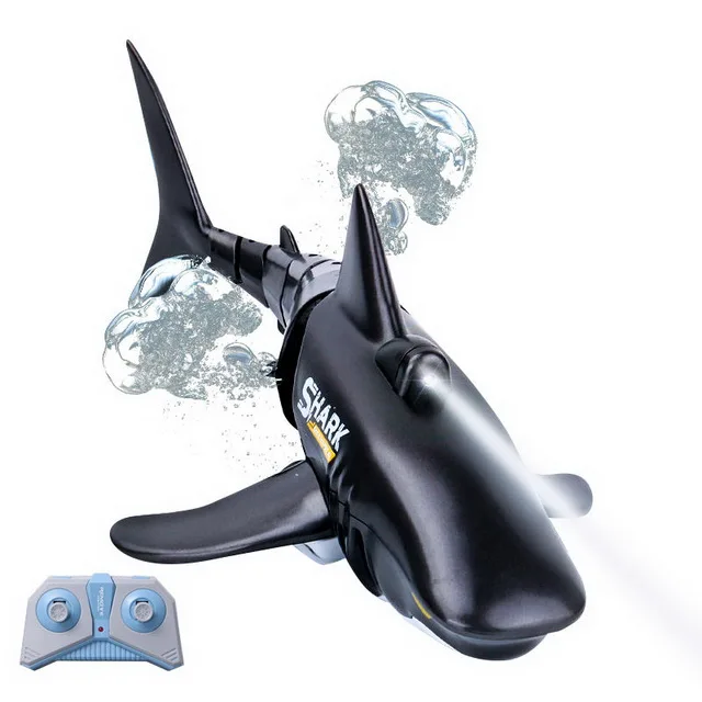 2022 New Arrivals USB Charger Kids Simulation Fish Boat Waterproof RC Shark Toys Toy Children Remote Control Shark Toy