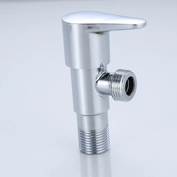 Material Angle Valve Quick Open High Quality Toilet Stainless Iron with Brass Core Iron Rod Water Plating 1\/2 Multi-function