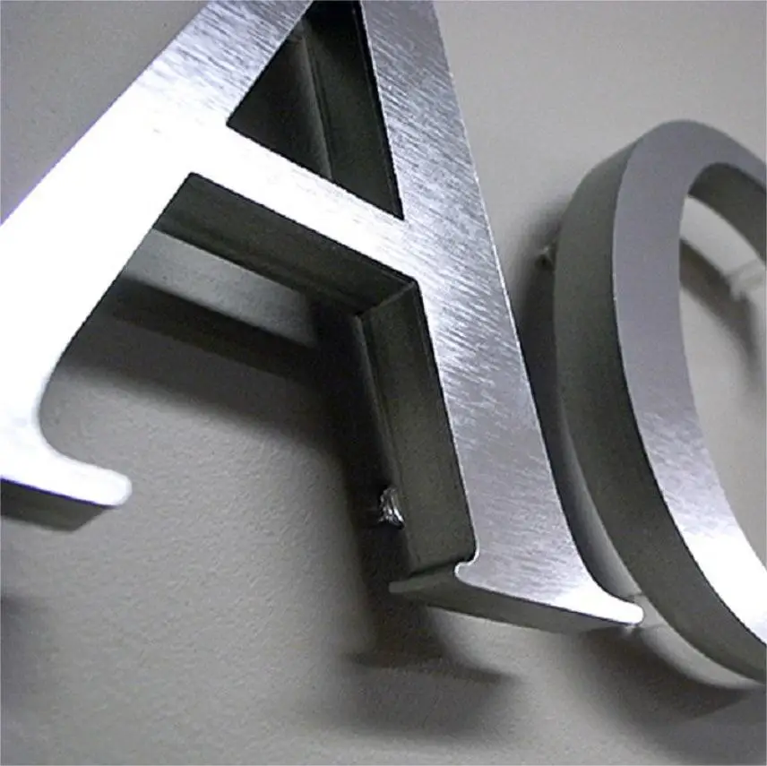 High Quality Manufacturing Custom Design Vintage Metal Signs Laser Cut 3d Letter Sign