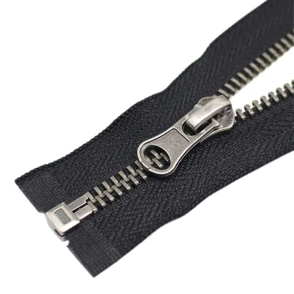 KY #3 #5 #8 #10 zipper for metal teeth custom metal zips Antique Copper zipper for jacket open end Universal zipper of metal