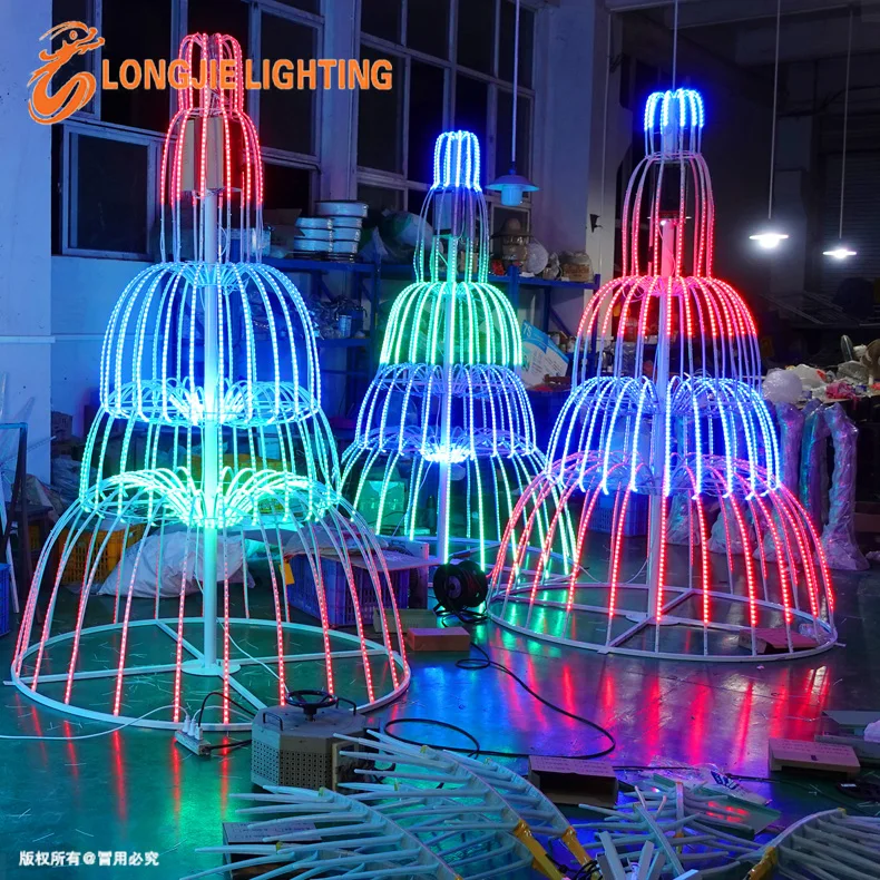 H:250 см Luces de navidad открытый 3d гигантская Рождественская дисплей декоративная Праздничная мотив