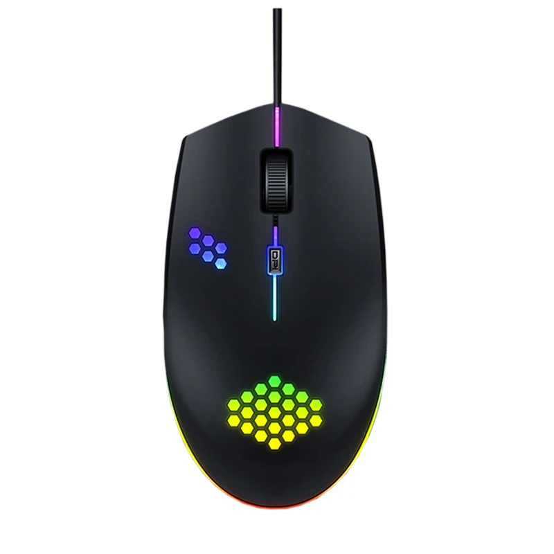 Для II M55 проводная USB светящаяся игровая мышь деловой Универсальный RGB отверстие аксессуар для