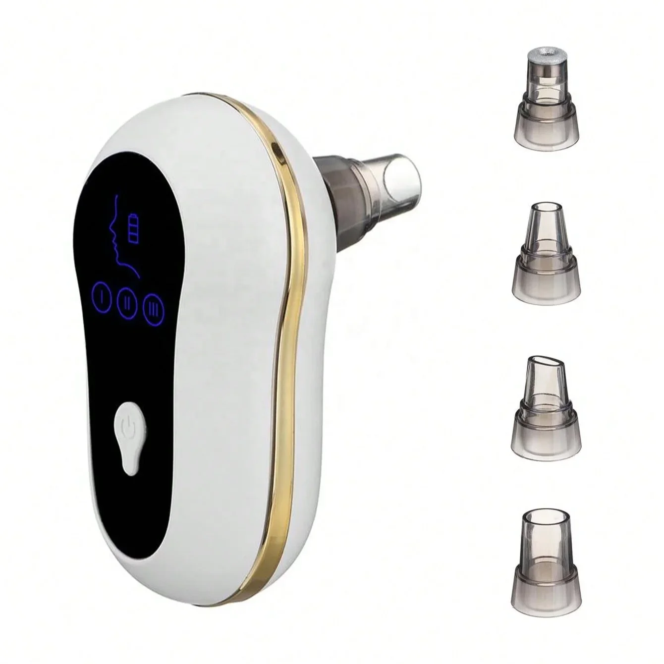 Cheap Blackhead Remover Pore Vacuum,Facial Pore Cleaner-5 Suction Probes Blackhead Vacuum Kit Electric Acne Extractor