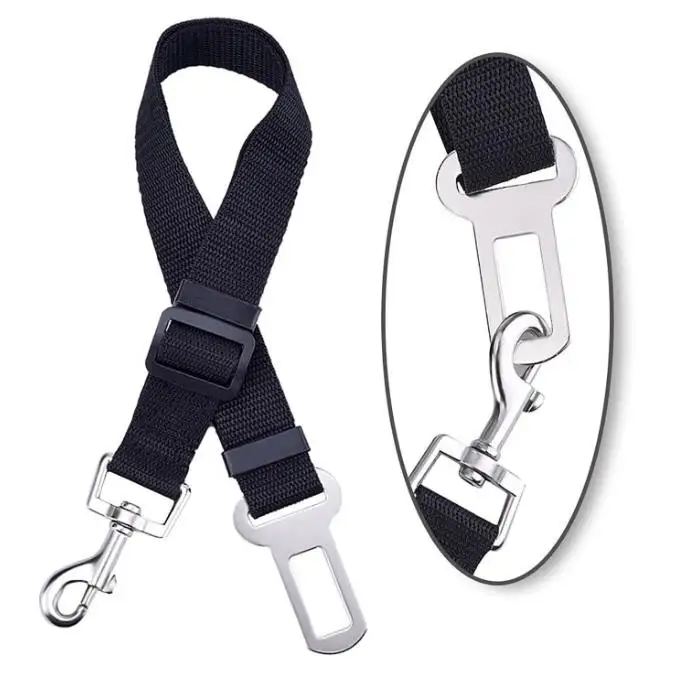 Pet traction leash nylon belt dog chest back belt suit dog seat belt