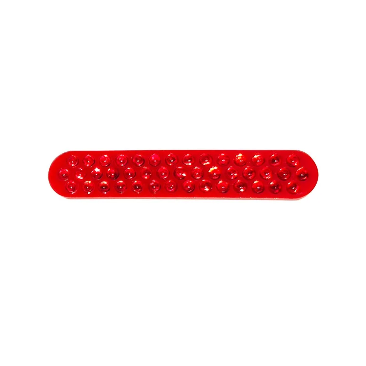 2024 Hot Selling Roadside Reflector with Red Yellow White Lens Reflective Vinyl Sheeting 43 Glass Bead Road Stud