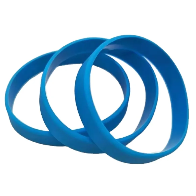 Thin Rubber Glow In Dark Custom Logo Bangle Wrist Band Wristband Silicone En Bracelet For Man Baby