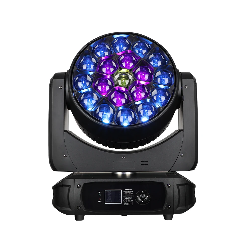 Big Dipper LM1940 LED 19x40W Wash Zoom Beam Bee Eye RGBW 4 In 1 Stage Lights DJ Professional Moving Head Light