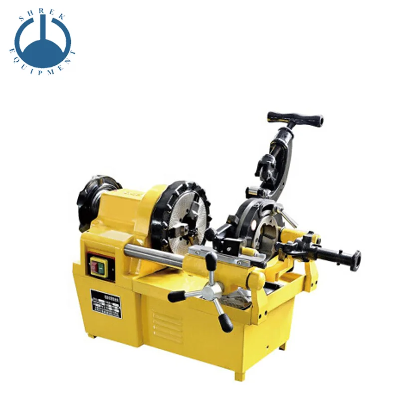 Высокое качество CE сертифицировано 2 дюймовый высокоскоростной Трубы Резьбонарезной Станок для оцинкованной стальной трубы Электрический резьбонарезной станок трубы