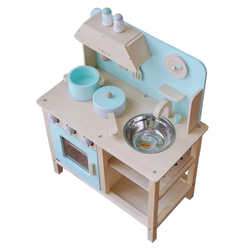 Детский игровой домик, кухня, Детская Веселая деревянная мебель, кухня, игровые Игрушки