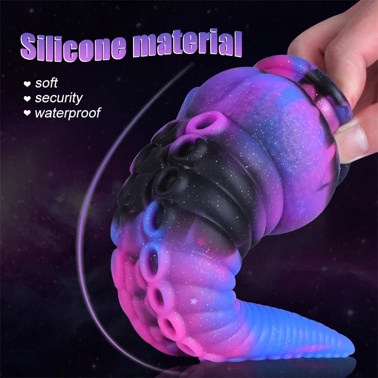 Tentacle Toys, Thick Octopus Huge Anal Dildo of Premium Liquid Silicone with Strong Suction Cup for Vaginal G Spot Anal Play