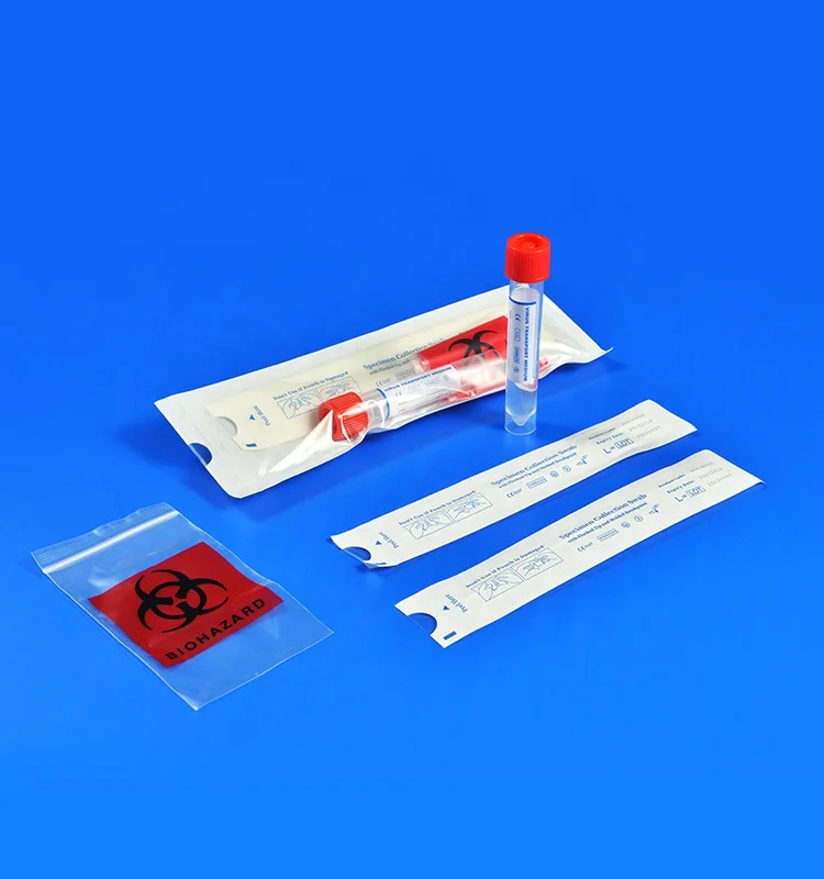 
VTM Transport Medium Sterile Specimen Collection Virus Sampling Kit 