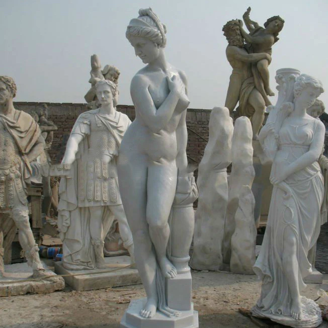 figure statue Outdoor Garden Decoration stone naked lady sculpture