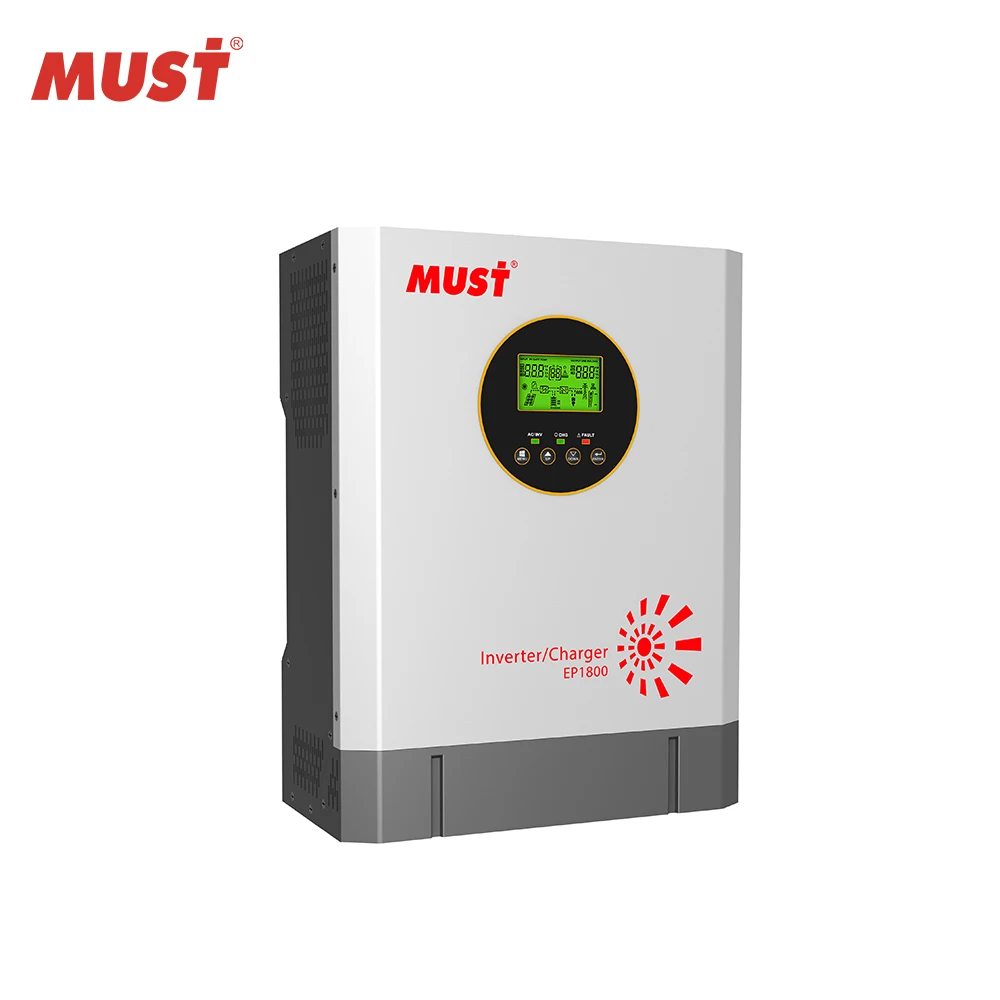 Must EP1800 series 1000w 2000w 3000w 4000w 5000w mppt solar charge controller 80 amp 6kva low frequency ups single phase