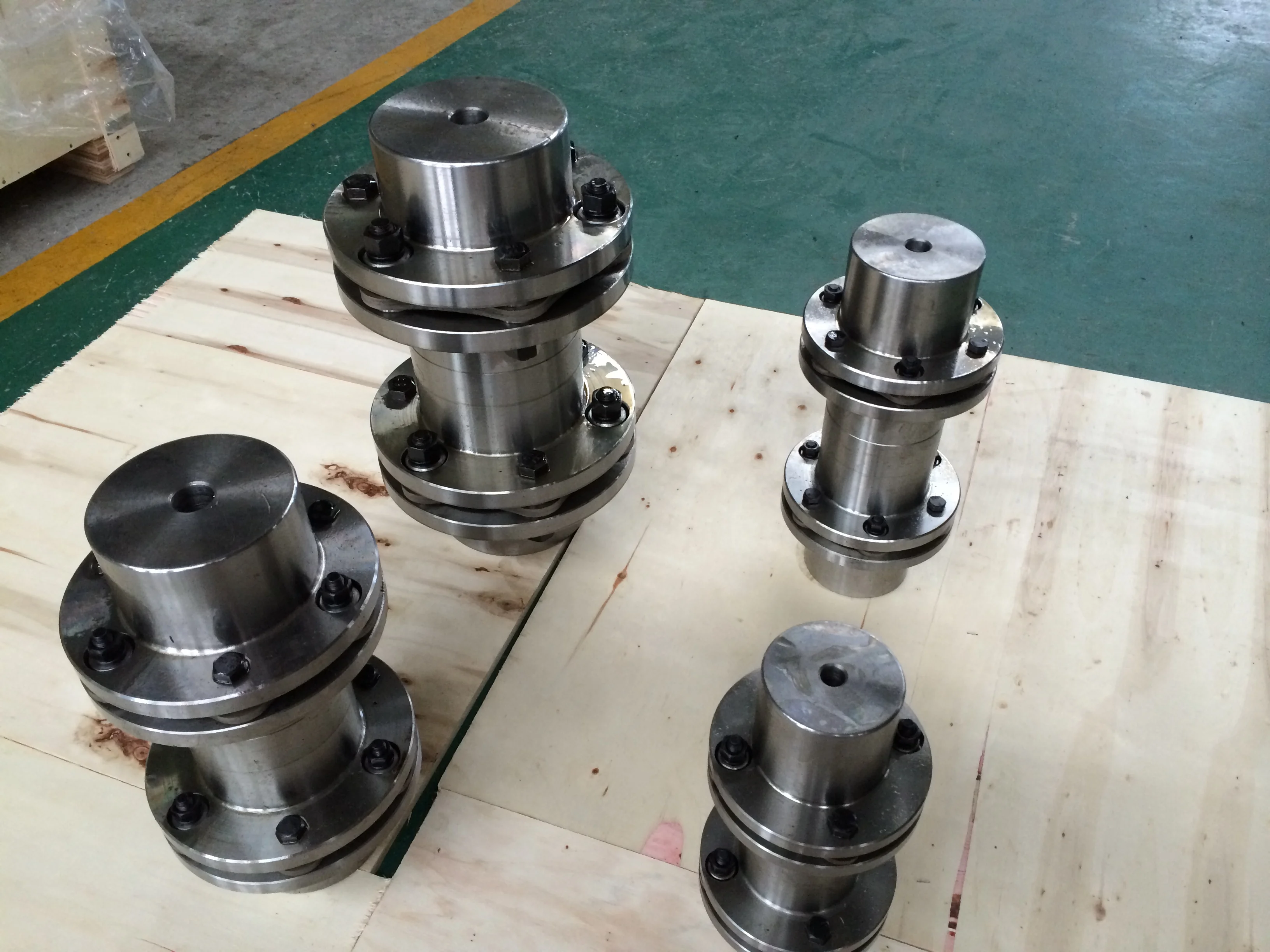 clamp flexible taper twin disc torsional membrane shaft coupling