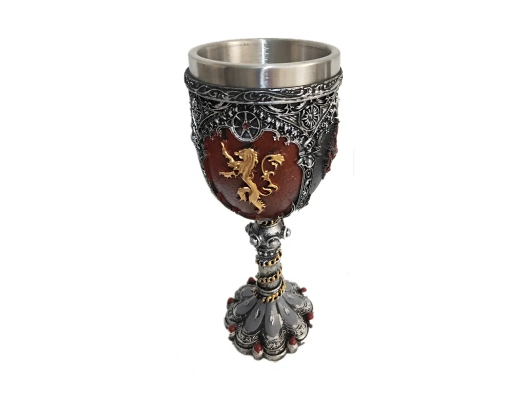 Wholesale Custom Stainless Steel Metal Craft Sculpture Goblet For Home Decoration