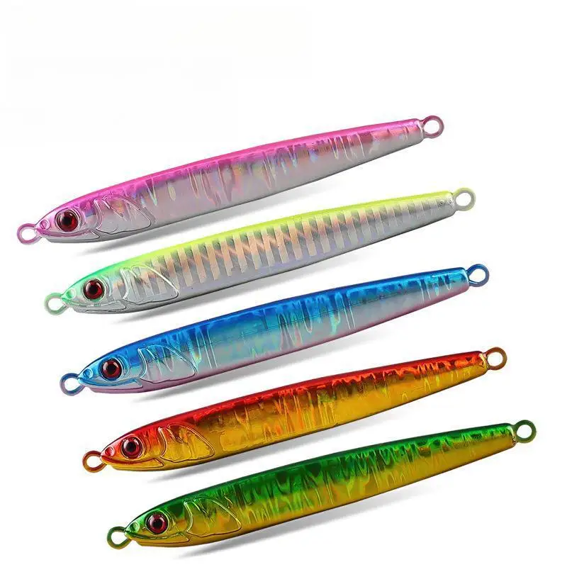 Factory Direct 9.5cm 40g Fishing Jigs Speed Jigging Pitching Lures Vertical Lead Saltwater Artificial Metal Jigging Lure