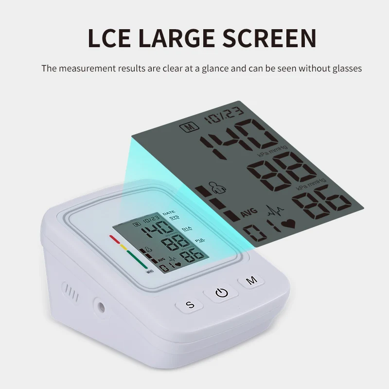 Vileco bp monitor blood pressure machine meter sphygmomanometer pressure monitoring bp machine Digital Blood Pressure Monitor