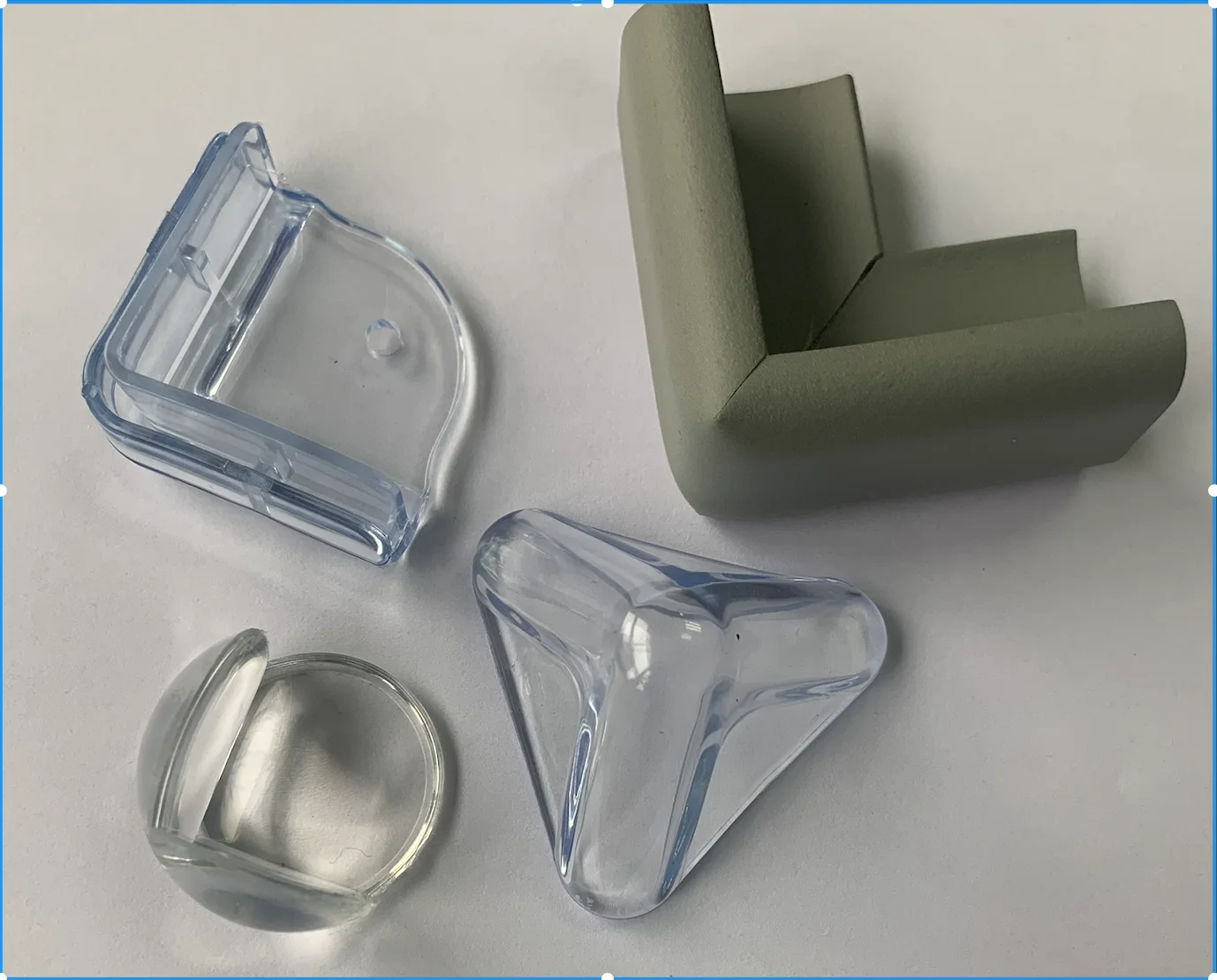 ECO Friendly Corner Guarder baby safe protector transparent  soft corner protector silicone rubber table corner protector