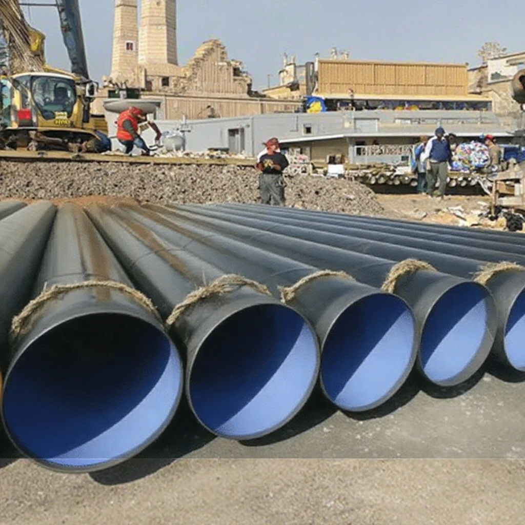 High Quality API Certified Steel Pipe Epoxy Powder Coated for Delivery Smooth Surface Anticorrosive