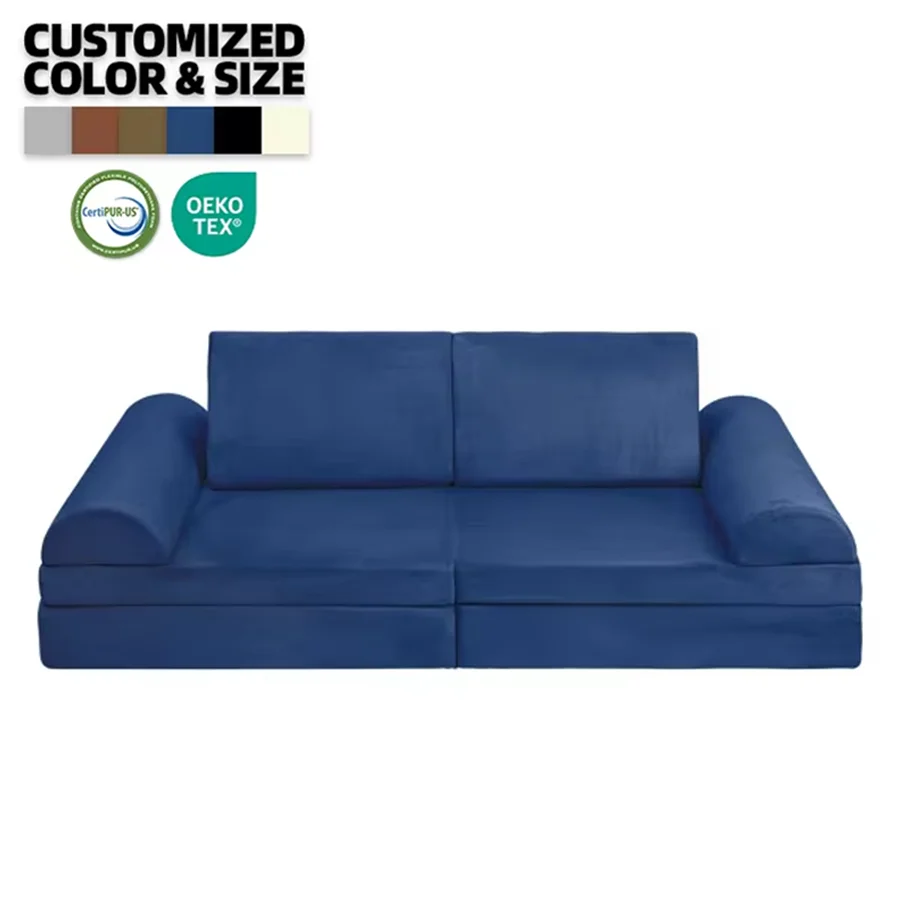 Custom sofa set furniture living room Multifunctional Kids Folding Play Couch Bed matress memory foam