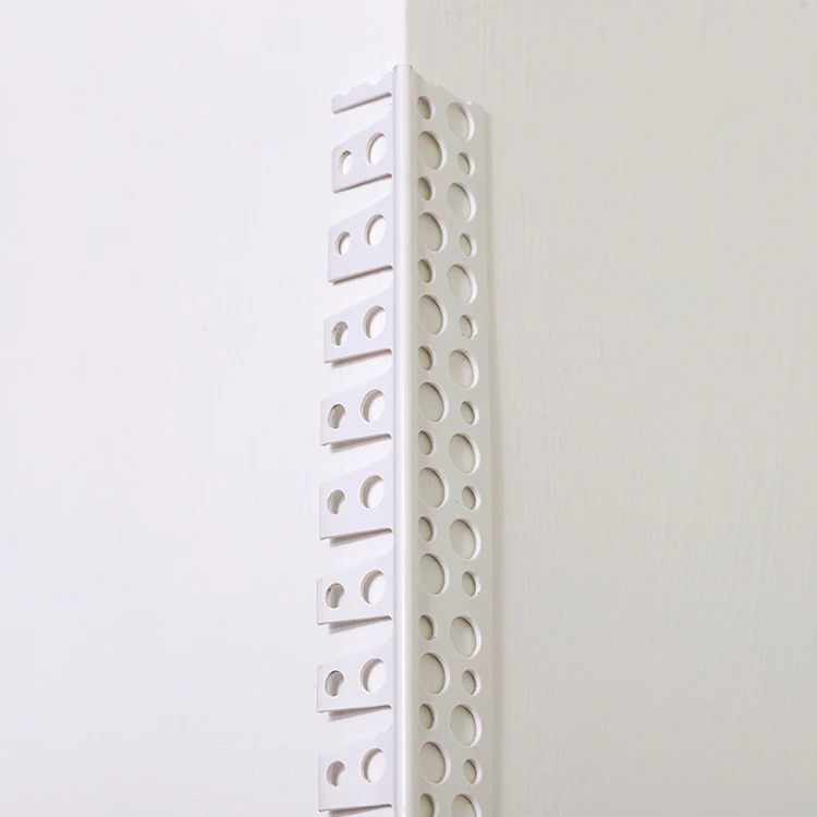 Misumi decorative drywall perforated  flexible pvc 45 degree corner bead