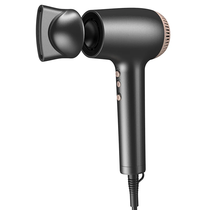 Customized Color And Logo Low Noise  Hair Care And Styling Appliances 1200 Watts BLDC Ionic Hair Dryer for Travel Use
