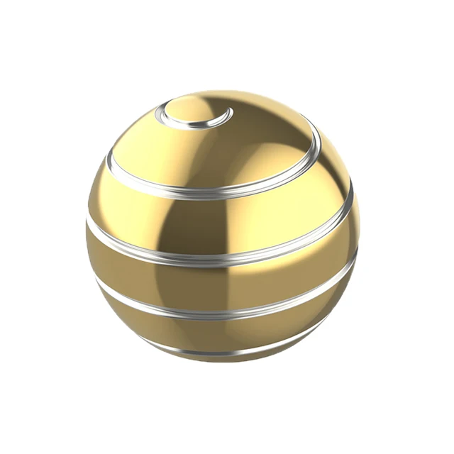 Wholesale 40mm 45mm 55mm Rotation Gyro Ball Transfer Gyro Kinetic Spinning Fidget Spinner Toys for Anxiety