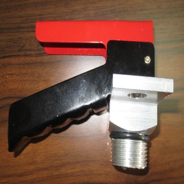 Square Aluminum Valve South America Hot Selling Special Fire Extinguisher Valve 10LB Powder Type Extinguisher Valve
