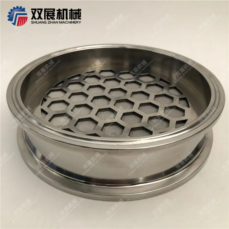 6 and 8 inch tri clamp 5 micron powder mesh filter plate for filtration 1um