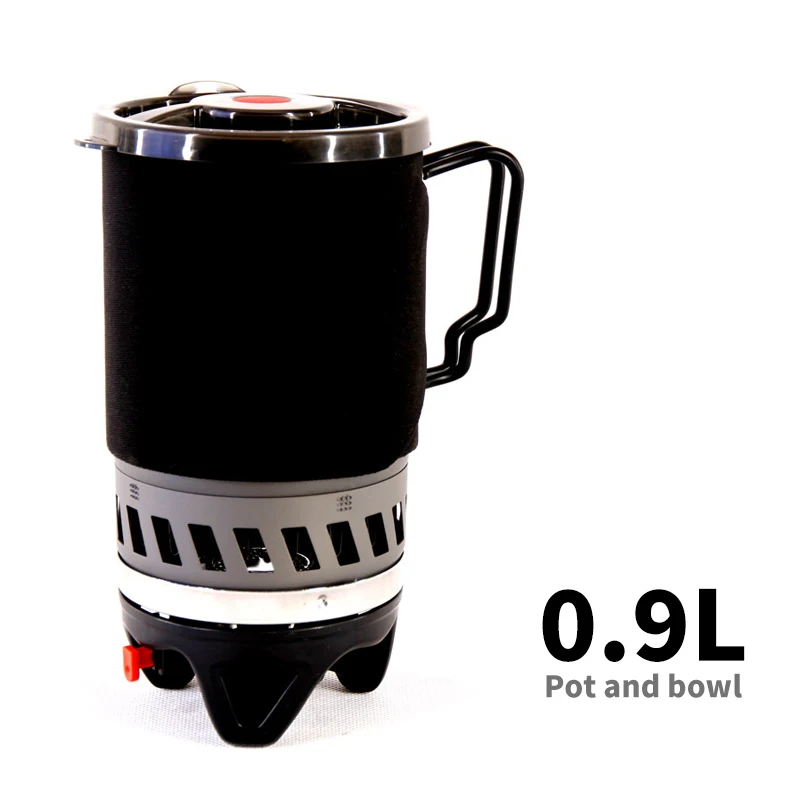 Factory Custom 1000W 0.9L Outdoor Camping Wind Heat Reactor Hike Stove