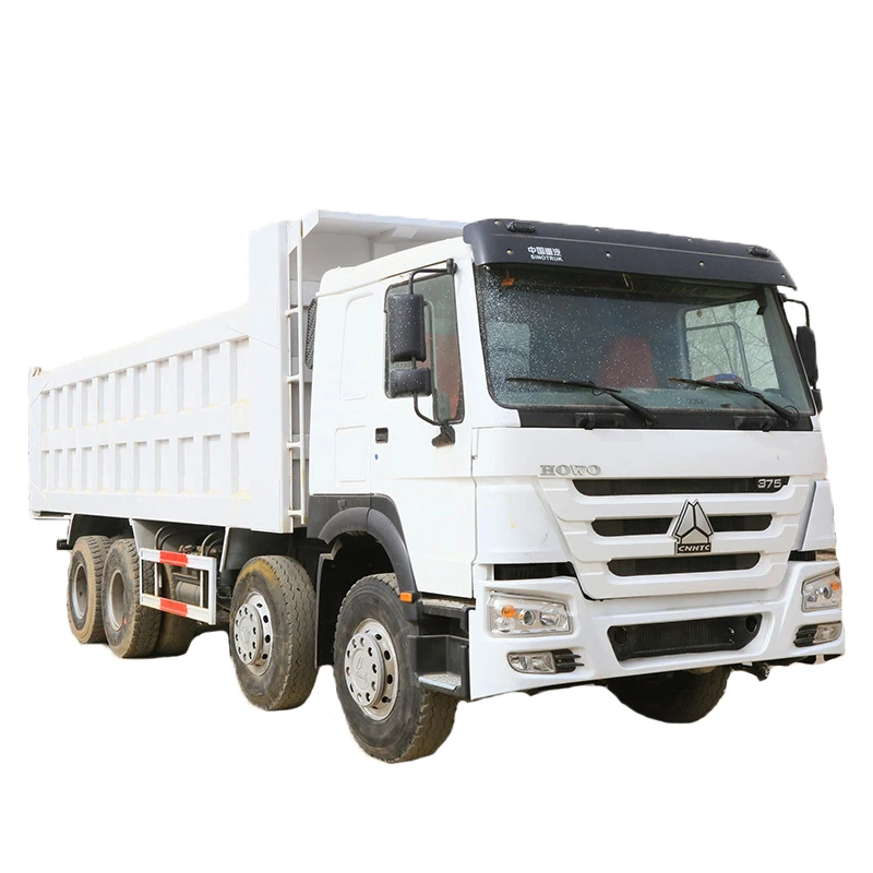 Used Sinotruk Howo 8x4 Mechanical Pump Mining 12 Wheelers LHD 60Ton Stone Dump Trucks