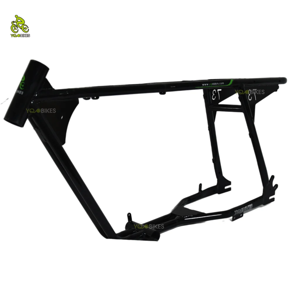 YQEBIKES New Custom Made 20 inch Fat Road Bike Frame Super Power e Bike 73 S2 Kit Mountain Bike Frame with Suspension Mudguard