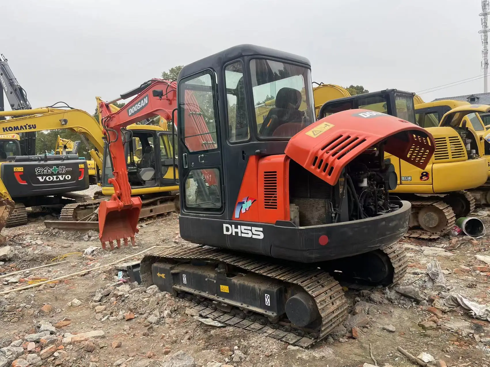 Used engineering & construction machine Doosan 55 used excavator for sale excav used sale